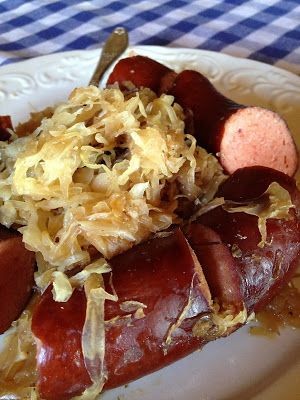 Crock Pot Ring Bologna With Sauerkraut