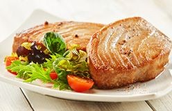 Baked Tuna Steak With Teriyaki Sauce