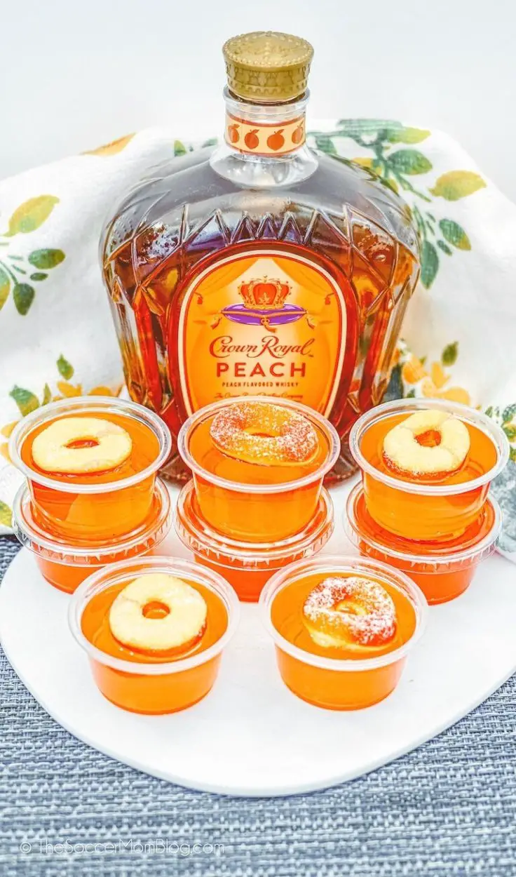 Peach Ring Jello Shots