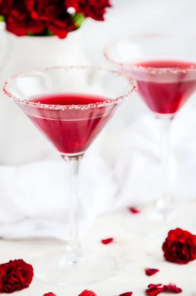 Raspberry Lemon Drop Cocktail