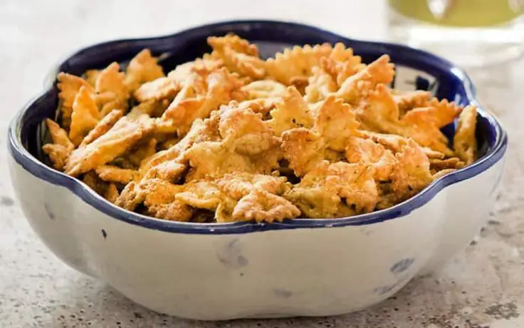 Air Fryer Bow Tie Pasta Chips