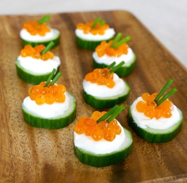 Caviar & Cucumber Bites