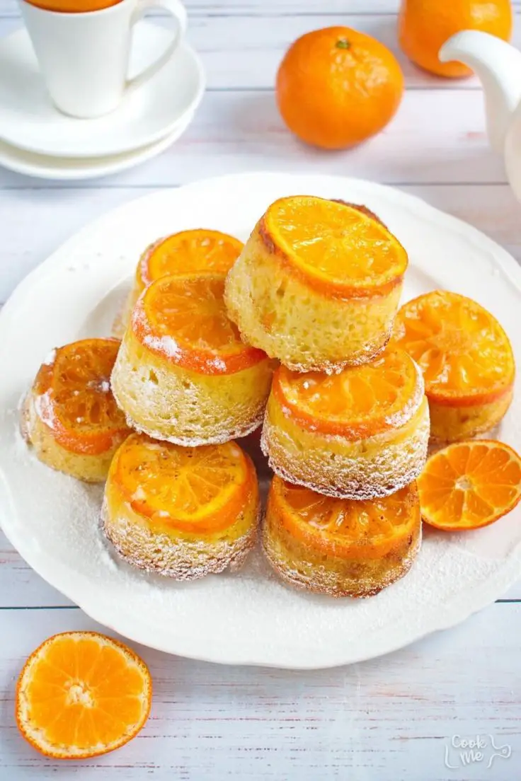 Mandarin Upside-Down Cakelets