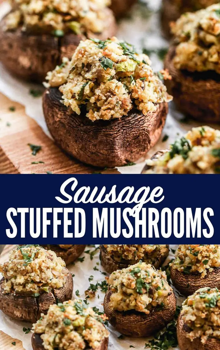 Sausage Stuffed Mushrooms