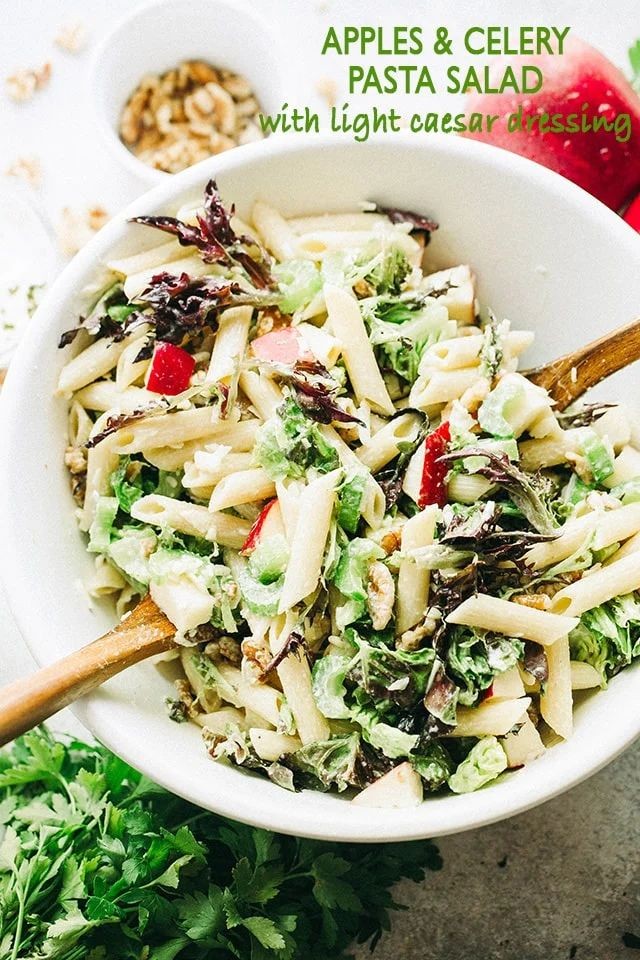 Apples And Celery Pasta Salad