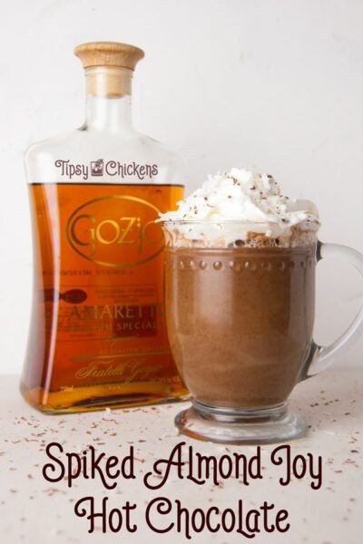 Spiked Almond Joy Hot Chocolate