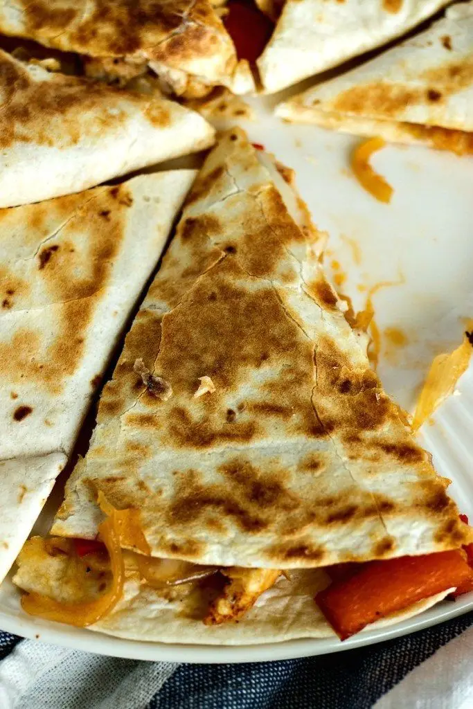 Chicken Philly Quesadillas