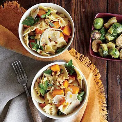 Bow Tie Pasta With Butternut Squash