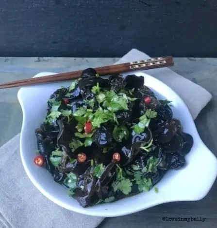 Wood Ear Mushroom Salad