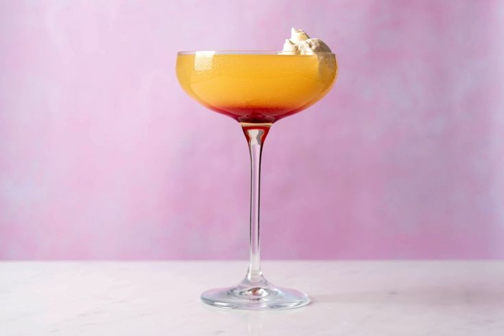 Whipped Sunset Cocktail