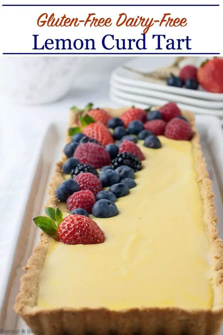 Gluten-Free Lemon Curd Tart With Berries