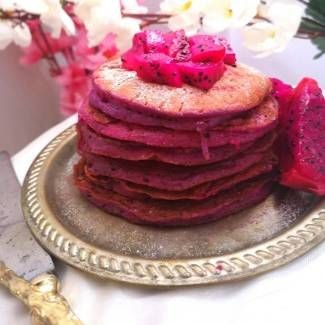 Dragon Fruit Pancakes