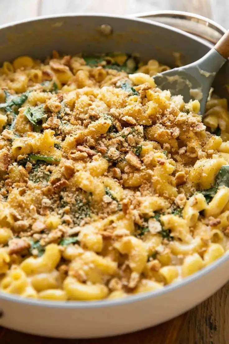 Spinach Ricotta Mac & Cheese