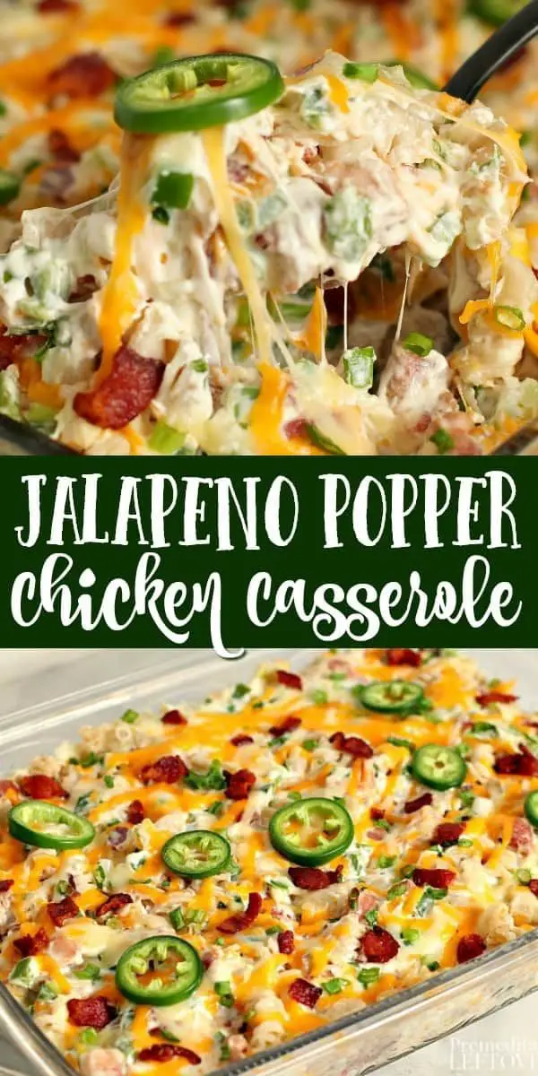 Jalapeno Popper Chicken Casserole