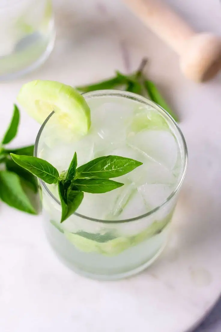 Thai Basil & Cucumber Gin Cocktail