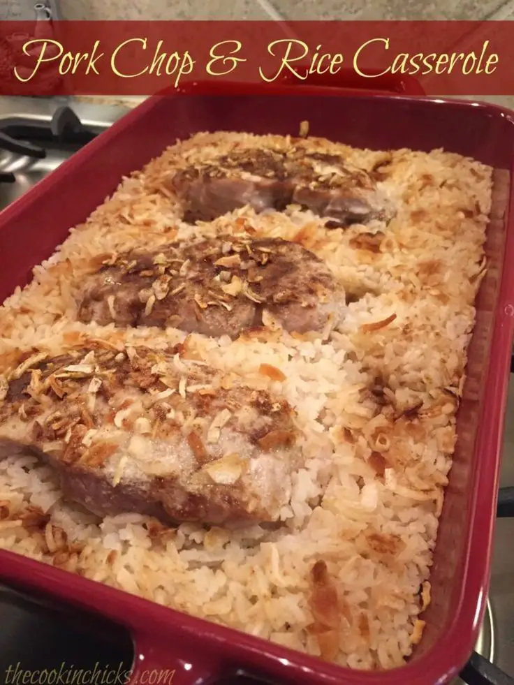 Pork Chop And Rice Casserole