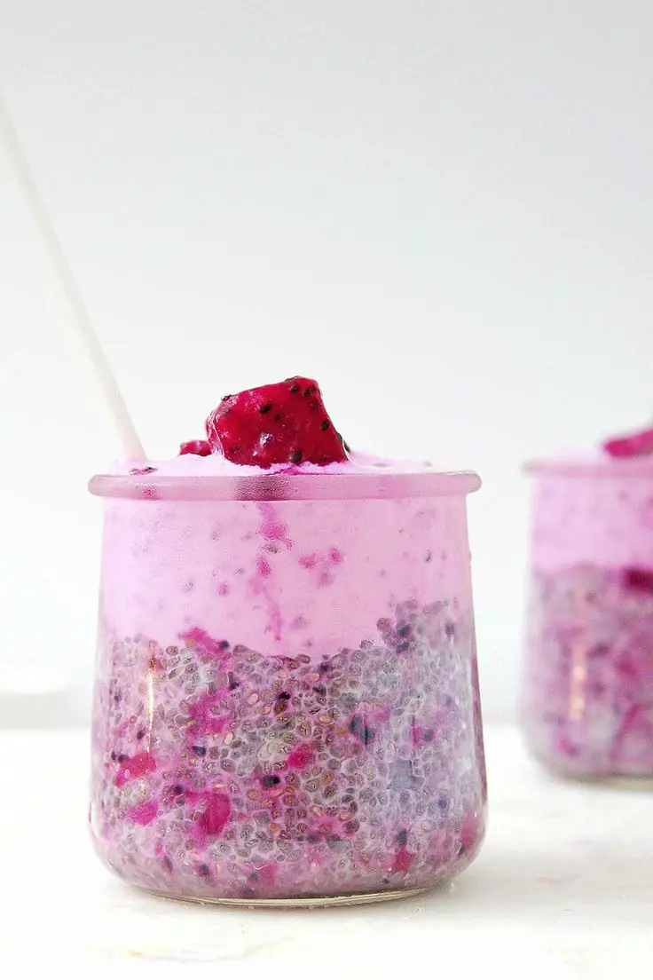 Dragon Fruit Chia Pudding