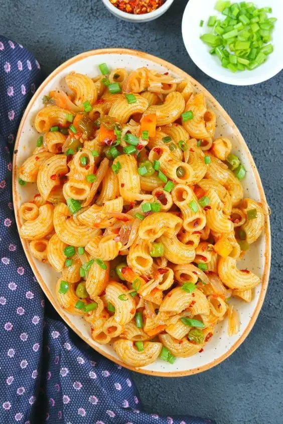 Indian Style Masala Macaroni Recipe