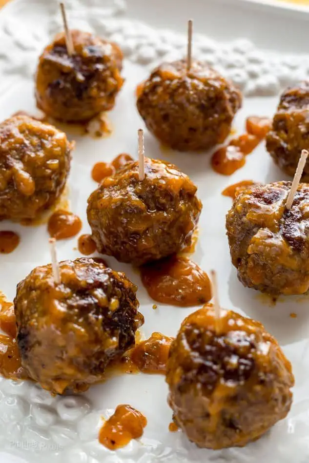 Caribbean Mango Sauced Meatballs