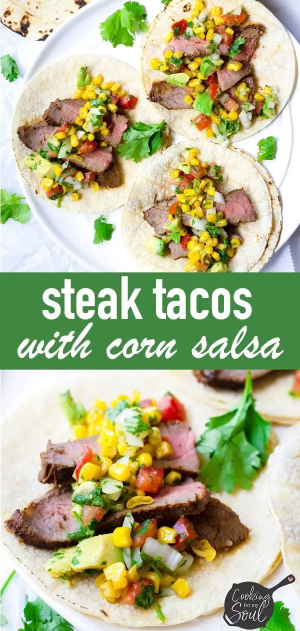 Skirt Steak Tacos With Corn Salsa