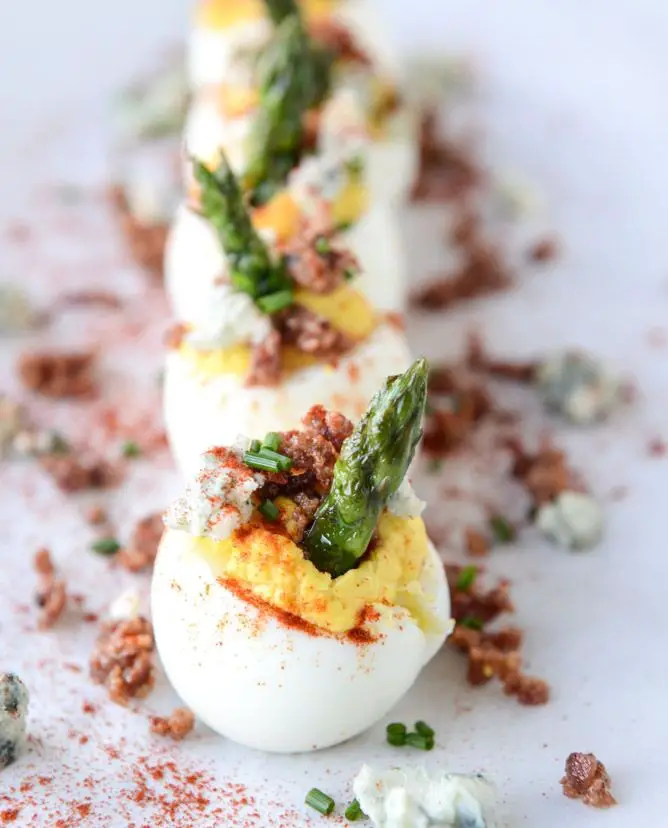 Blue Cheese Deviled Eggs