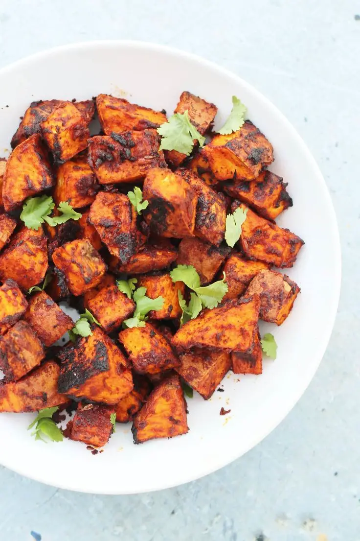 Mexican Roasted Sweet Potato Cube