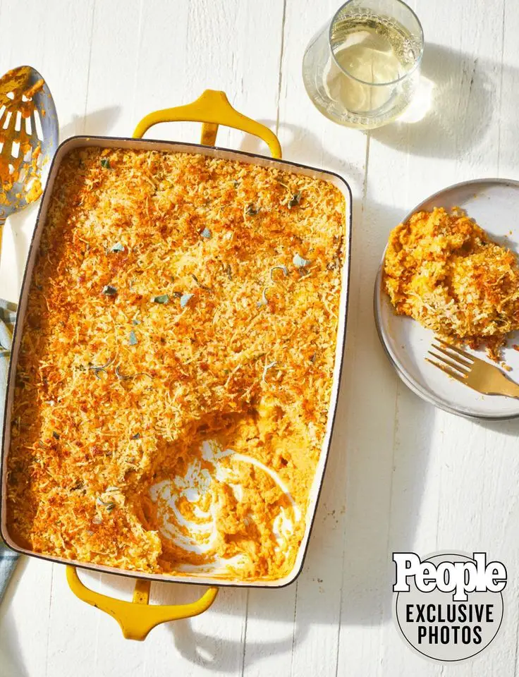 Jacques Pepin’s Baked Pumpkin & Gruyere Gratin