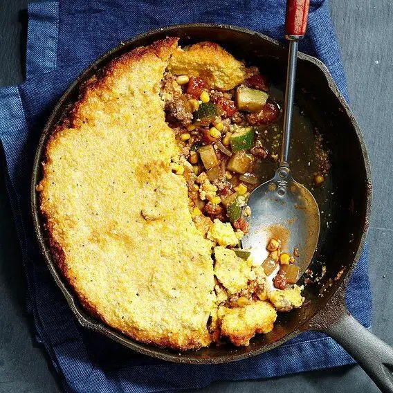 Cornbread And Ground Pork Casserole