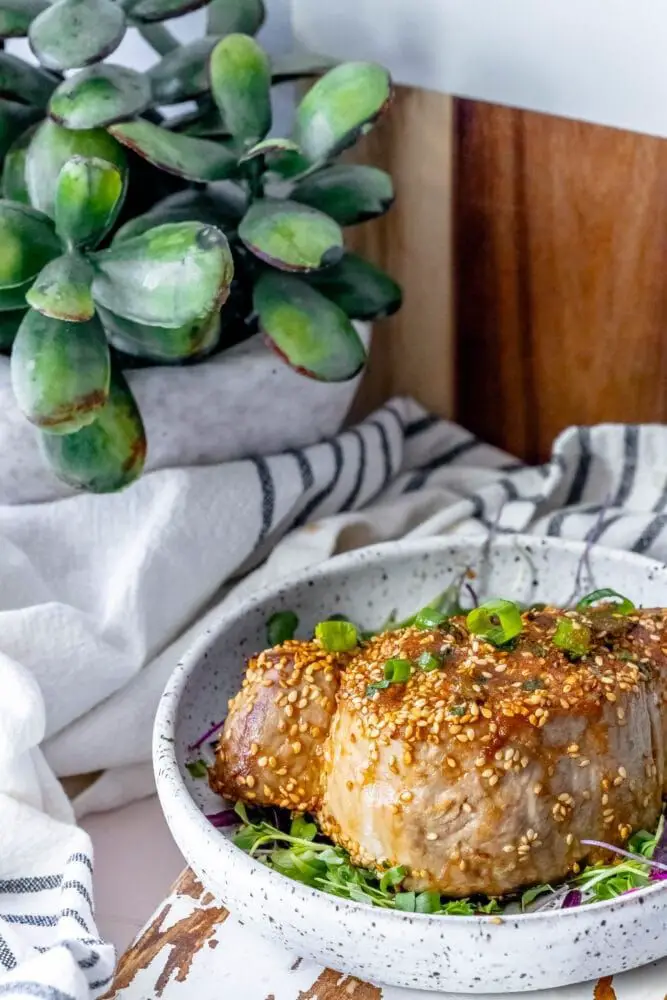 Sesame Ginger Grilled Tuna Steaks