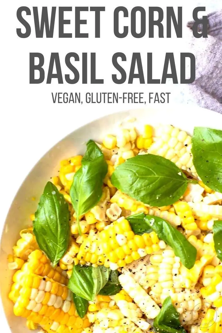 Sweet Corn & Basil Salad