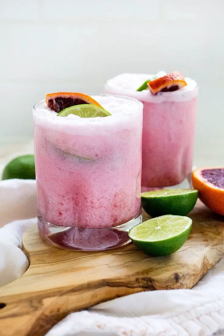 Coconut Blood Orange Margaritas