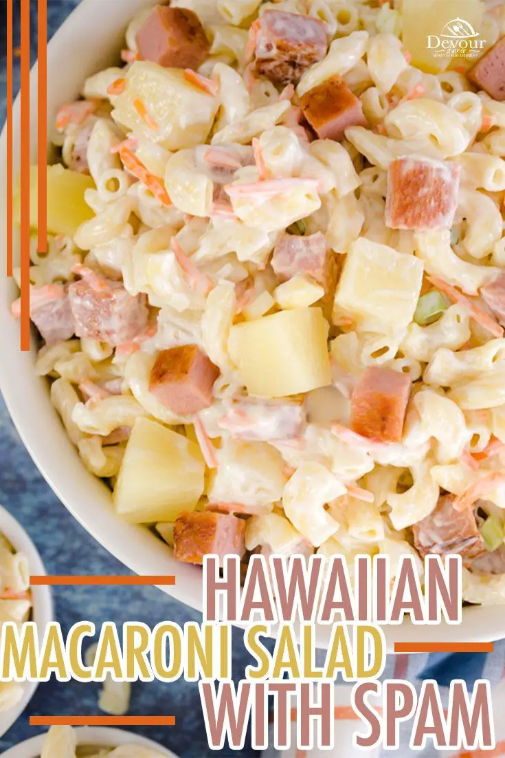 Hawaiian Macaroni Salad With Spam