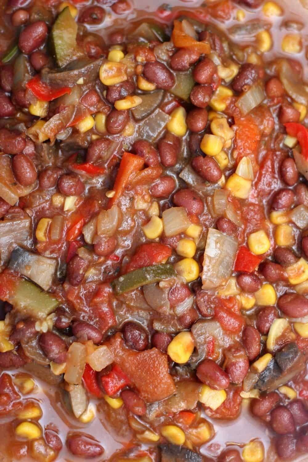 Homemade Vegetarian Chili