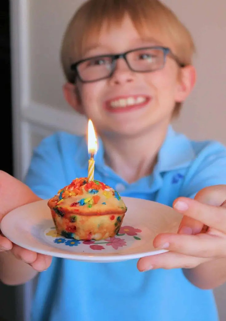 Birthday Cake Muffins