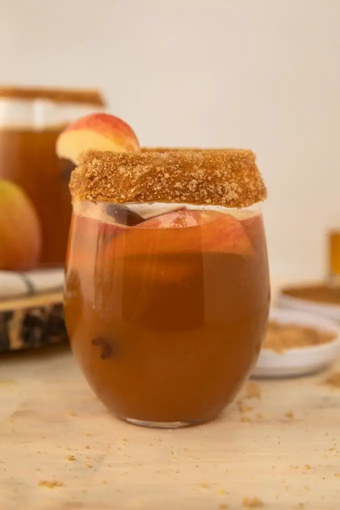 Apple Cider Peanut Butter Whiskey Cocktail