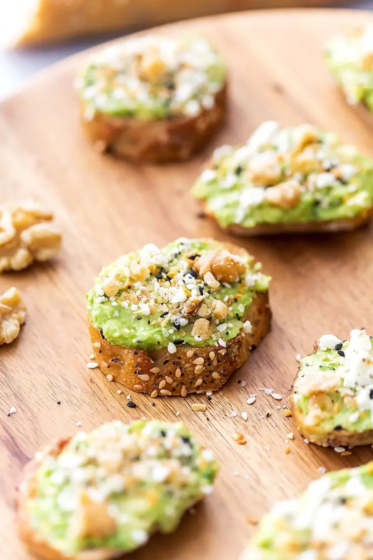 Miniature Avocado Toasts