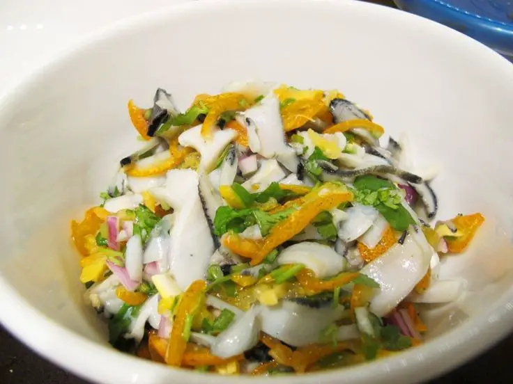 Abalone Ceviche With Kumquats