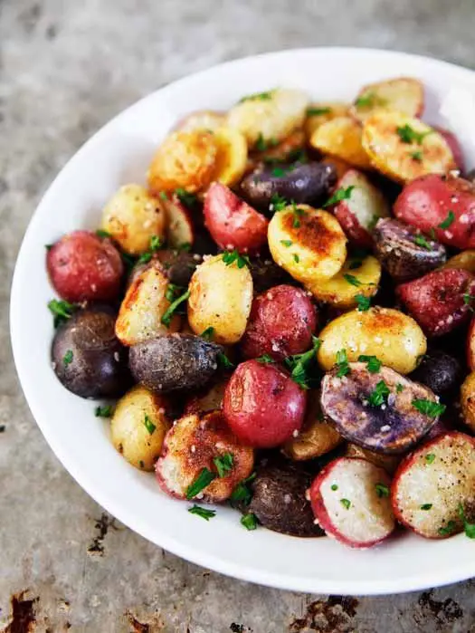 Roasted Baby Potatoes With Truffle Salt