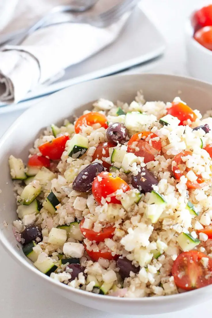 Mediterranean Cauliflower Rice