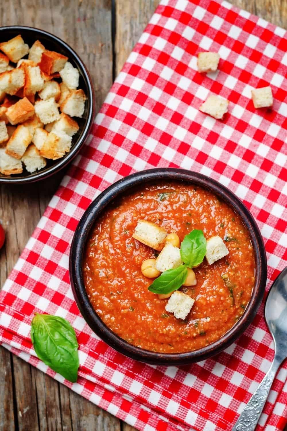 Basil Roasted Tomato Soup