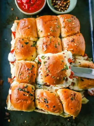 Pepperoni Pizza Sliders