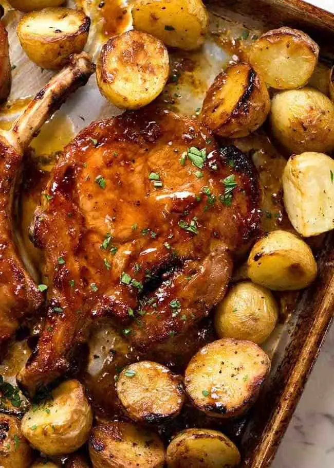 Oven Baked Pork Chops With Potatoes