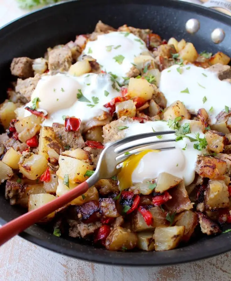 Leftover Meatloaf Hash