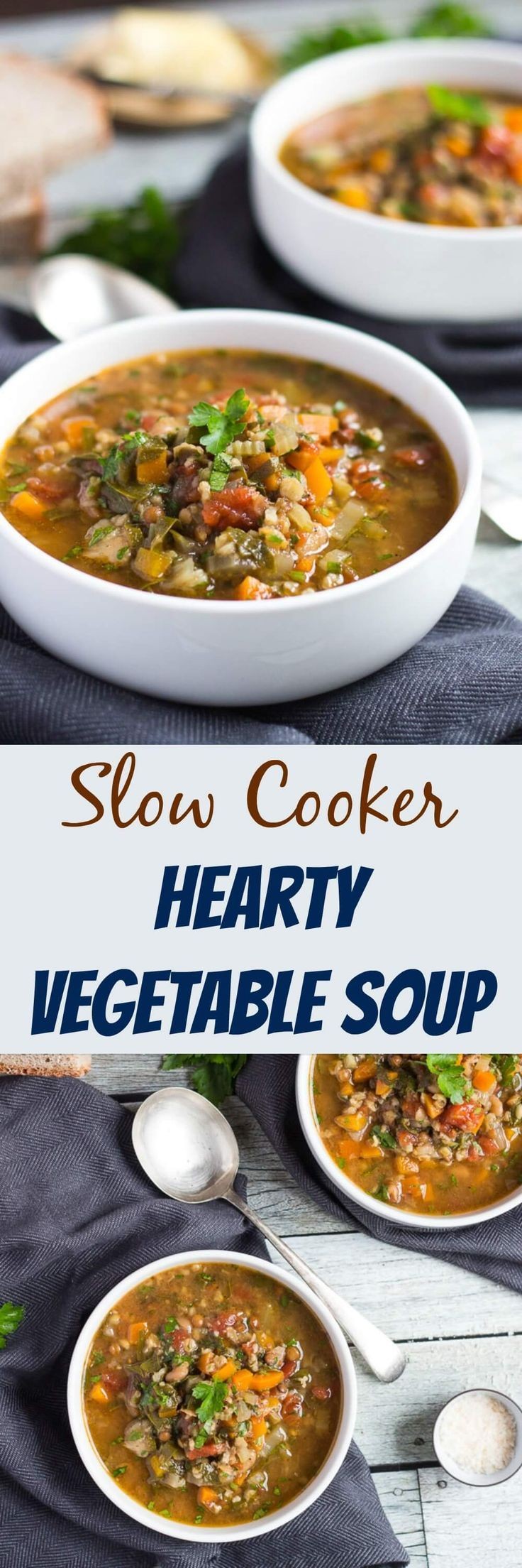 Slow Cooker Vegetable Soup