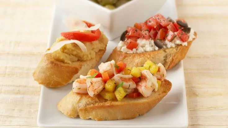 Caribbean Shrimp Bruschetta