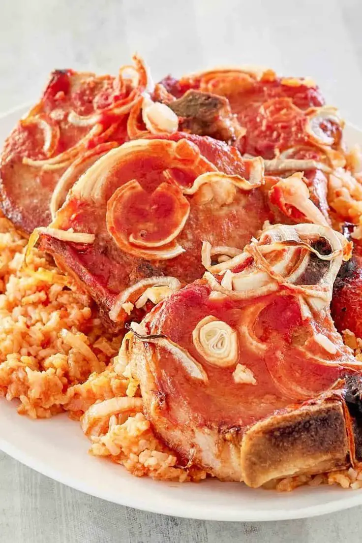 Baked Pork Chops And Rice