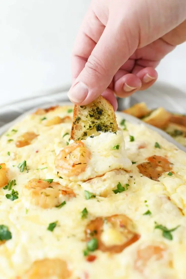 Cheesy Shrimp Scampi Dip