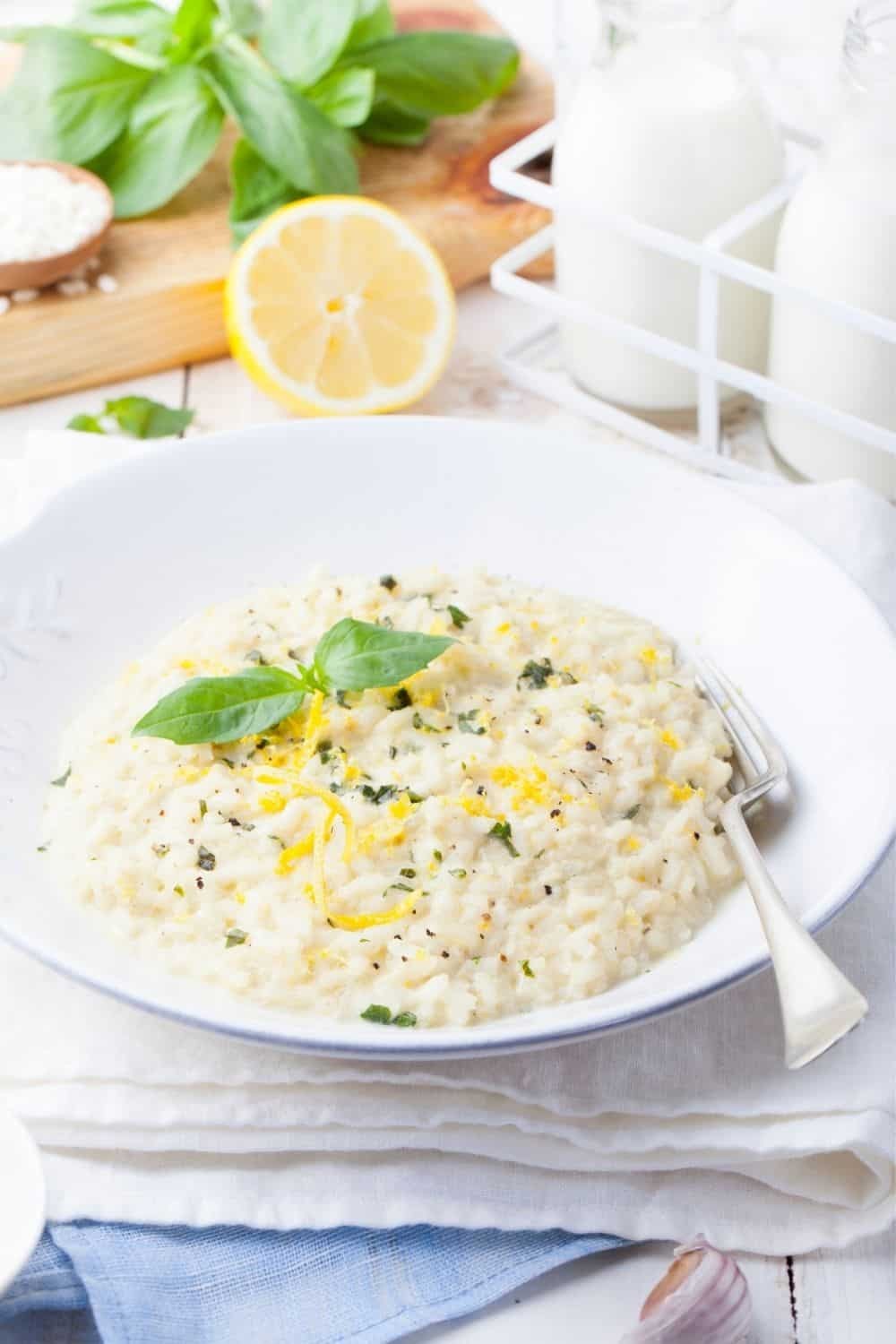 Lemon Basil Risotto