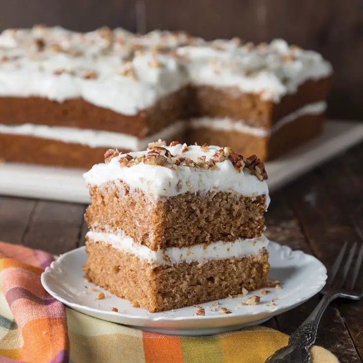 Sweet Potato Sheet Cake