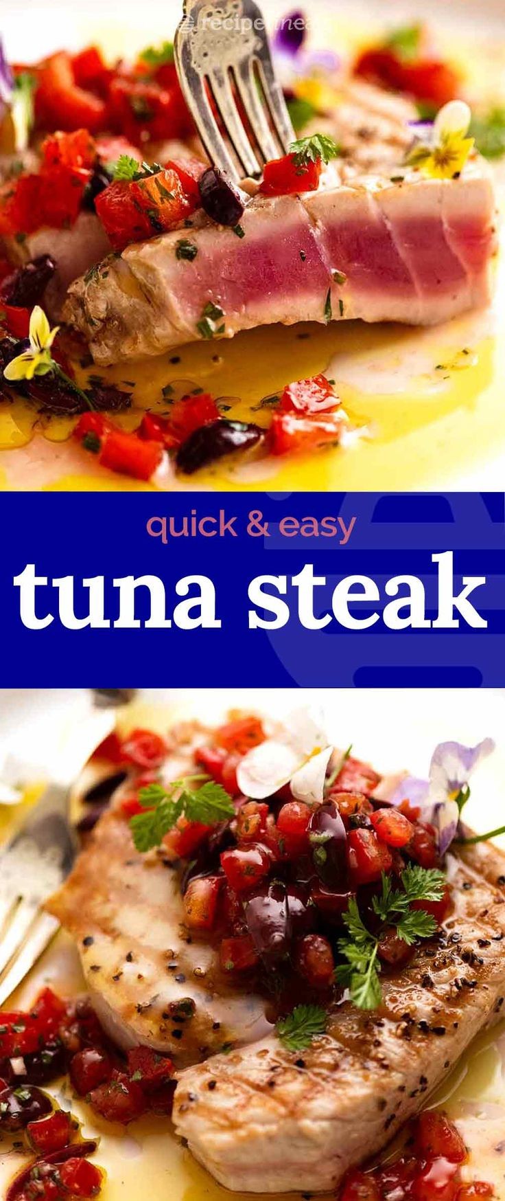 Tuna Steak With Sauce Vierge